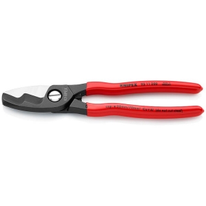 Knipex 95 11 200 Cable Shears with Twin Cutting Edge 200mm